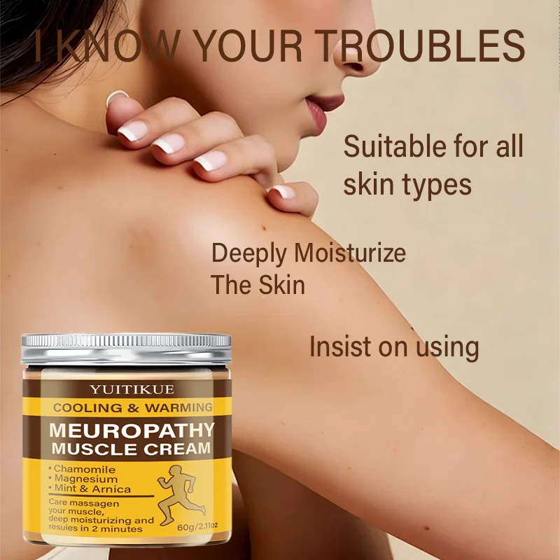 YUITIKUE Neuropathy Muscle Cream – Magnesium Arnica Mint