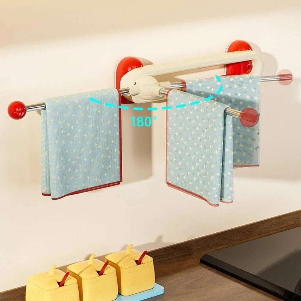 Adjustable Rotating Wall Hook – No-Drill Waterproof Storage Hook