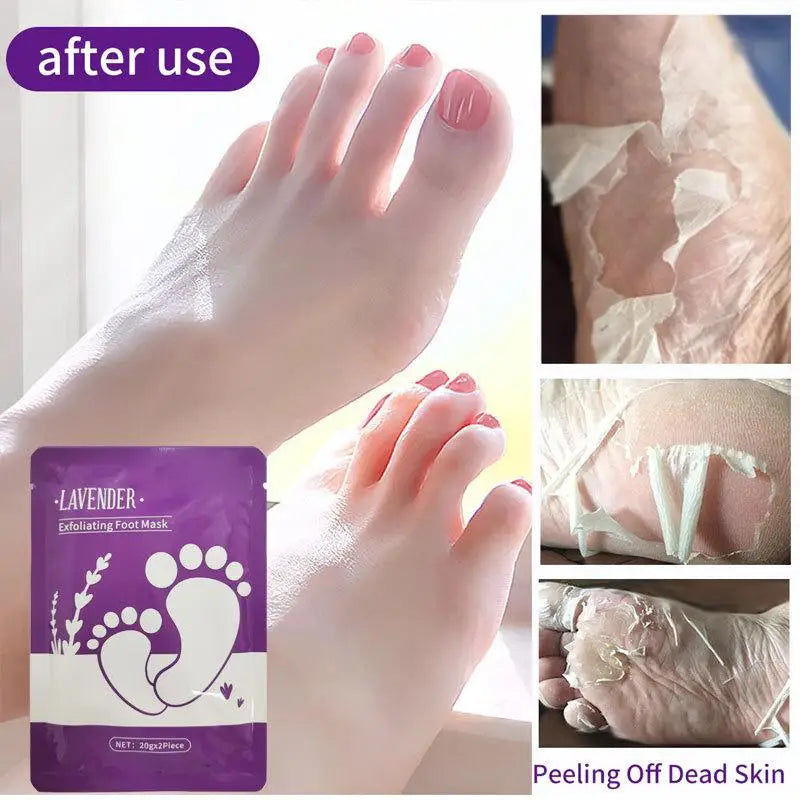 Lavender Exfoliating Foot Mask – Moisturizing & Smoothing