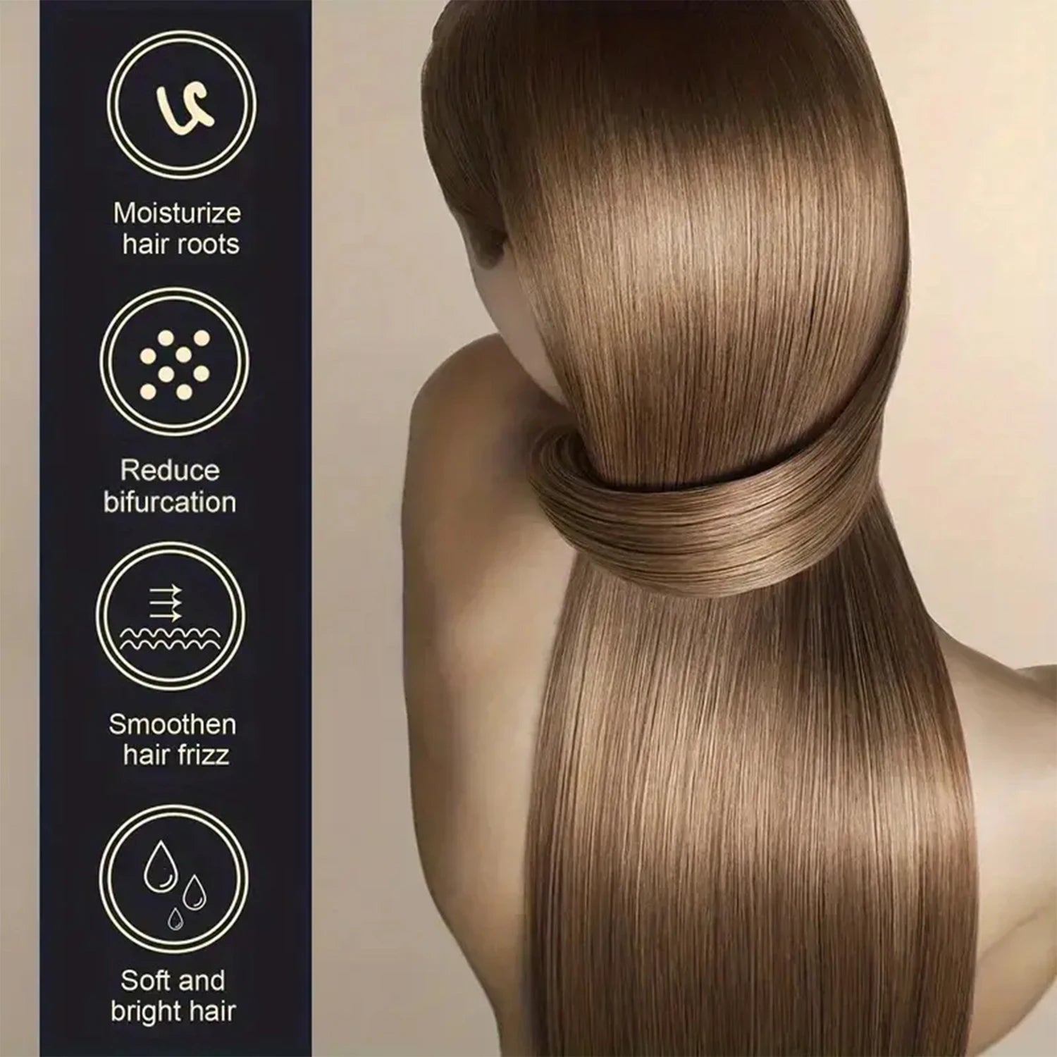 Keratin Leave-In Conditioner with Biotin & Collagen - Repairs Damaged Hair for Deep Moisture, Softness & Shine, Hair Treatment. Oasis Select