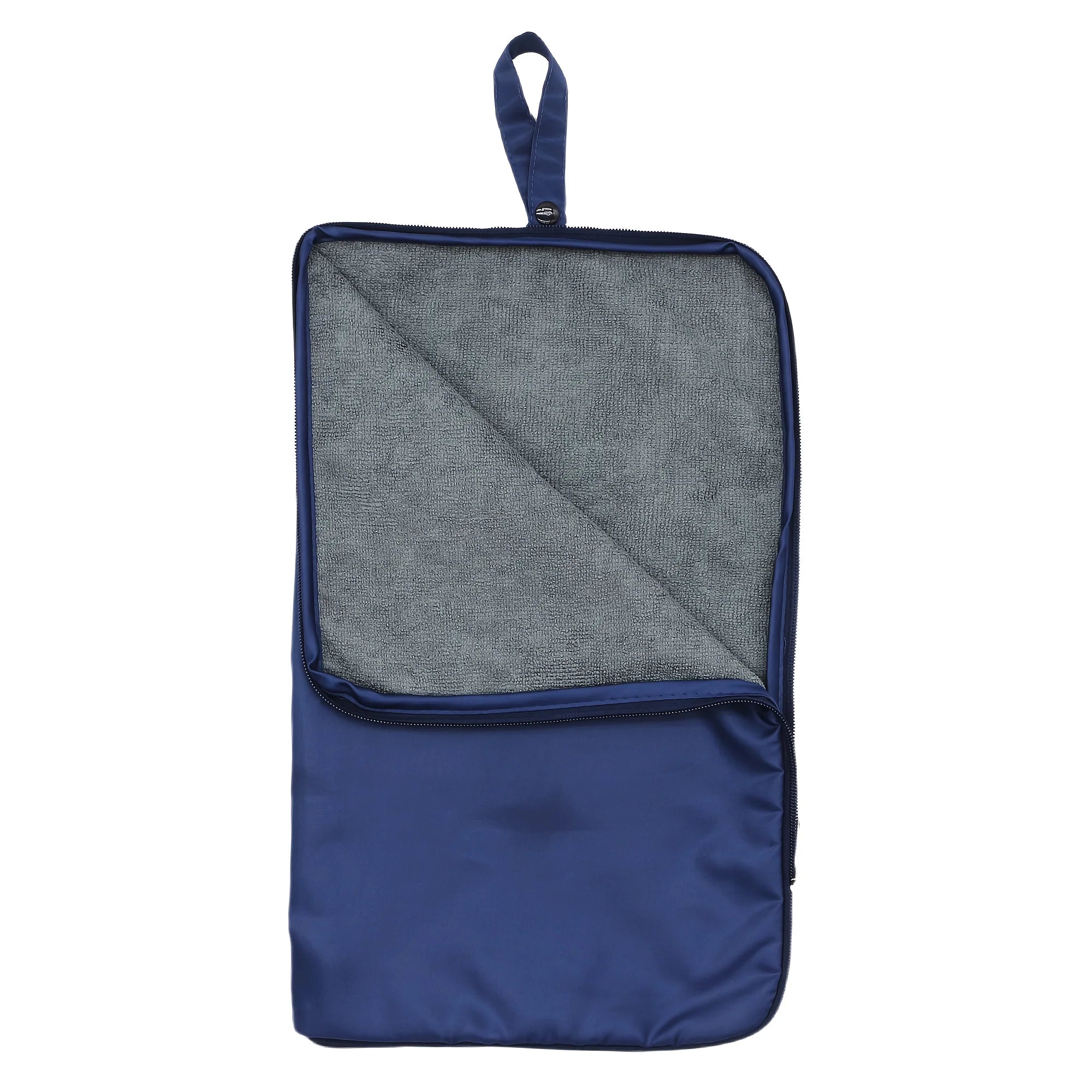 Waterproof Zipper Swimsuit Bag, Portable Beach Pool Storage Pouch Oasis Select Blue