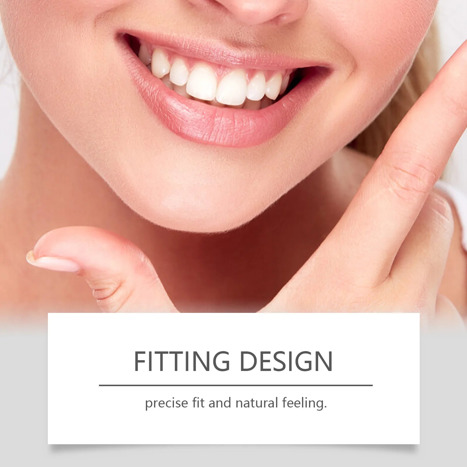 Safety Denture Set Realistic Natural False Tooth Denture Comfortable Safe Simple Firm Not Loss Cover Imperfect Teeth Denture Set Oasis Select