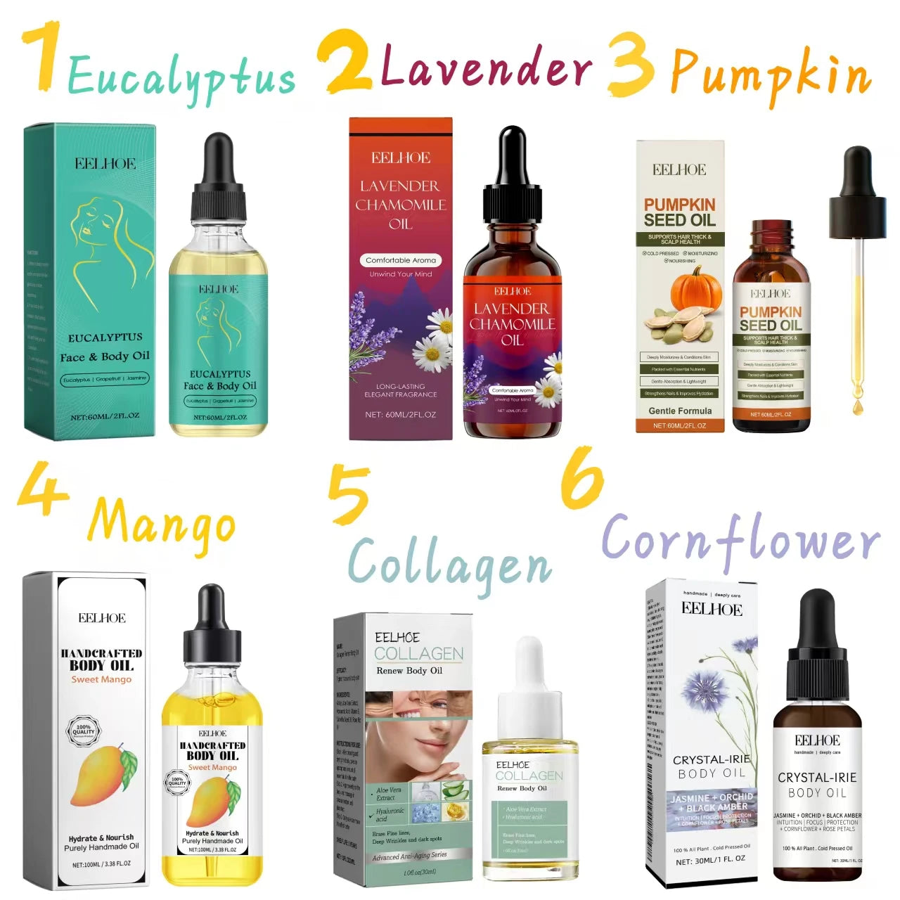 Eelhoe Body & Hair Oil – Grapefruit, Jasmine & Vitamin E 60ml Body & Hair Oil Oasis Select