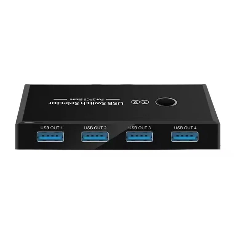  USB 3.0 2.0 Switcher KVM Switch USB KVM Switch for Windows10 PC Keyboard Mouse Printer 2 PCs Sharing 4 Devices USB Switch Oasis Select