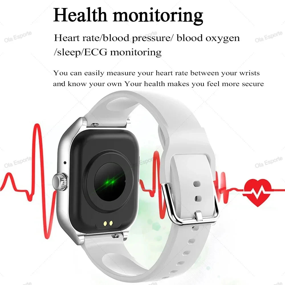 Smart Watch For Android IOS Watches 1.83inch HD Display Bluetooth Call Message Alert Music Sports Mode Smartwatch Men Women Gift Oasis Select