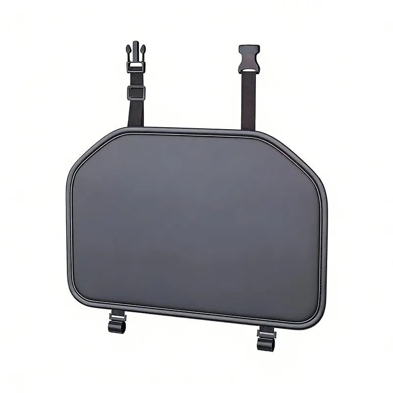 Car Seat Organizer For Front Seat With Adjustable Angle & Hook, Faux Leather & Touch-Sensitive PVC Oasis Select A