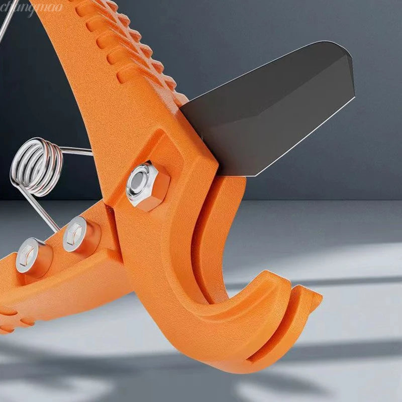 For Plastic Pipe One-Hand Operation PVC Tube Cutting Tool Compact Scissors Design Portable PEX Pipe Cutter Oasis Select