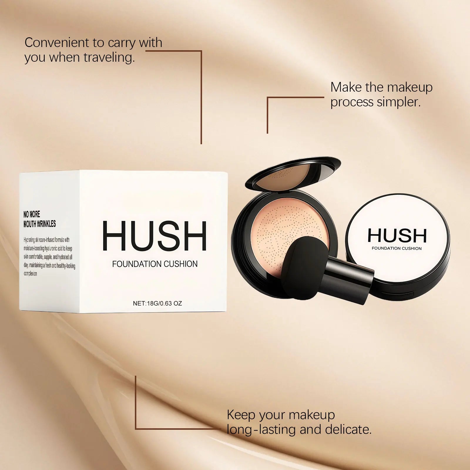 Natural Air Cushion CC Cream – Brightening & Long-Lasting Air Cushion Foundation Oasis Select