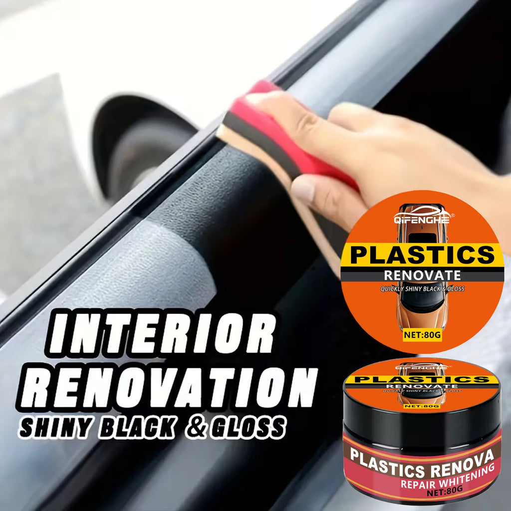Car Plastic Restorer Cream – UV Protection & Black Trim Shine Plastic Trim Restorer Oasis Select