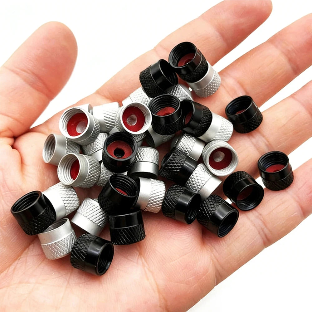 4PCS Tire Valve Caps with O Rubber Ring, Valve Stem Caps, Universal Stem Covers for Cars, SUVs, Bike, Trucks, Motorcycles Oasis Select
