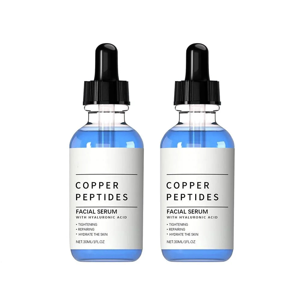 Copper Titanium Essence Hyaluronic Acid Serum Skin Barrier Repair For Sensitive Dry Moisturizing Brightening Soothing Face Skin Oasis Select 2PCS