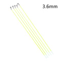 New 5Pcs 42CM Boat/Raft Rod Tip Spare Tail Fiberglass Refit Replacement Fishing Rod Tip With Top Ring Fishing Gear Accessories Oasis Select D
