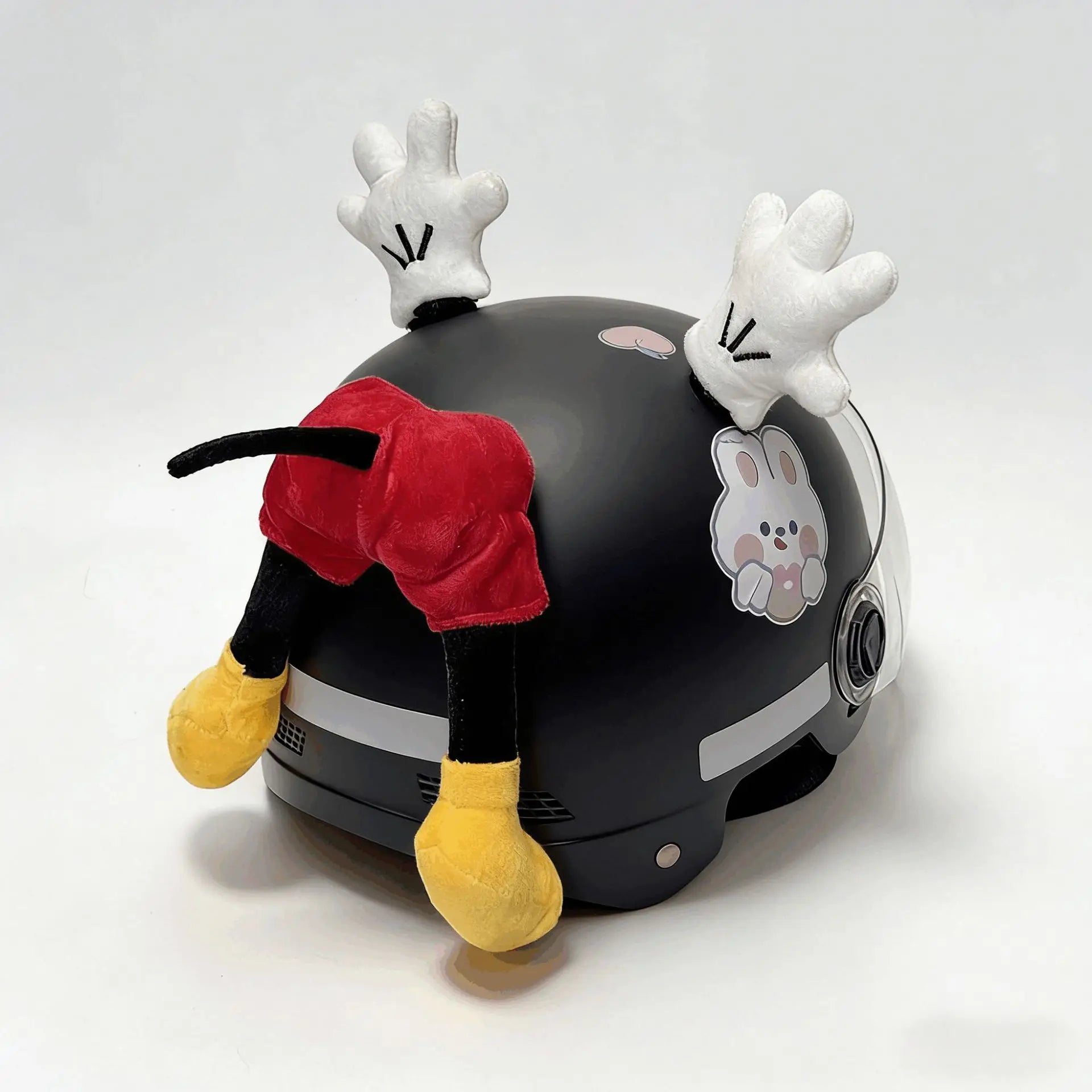 Helmet Decoration Doll Mouse Ears Butt Decoration Cute Doll Motorcycle Helmet Decoration Oasis Select