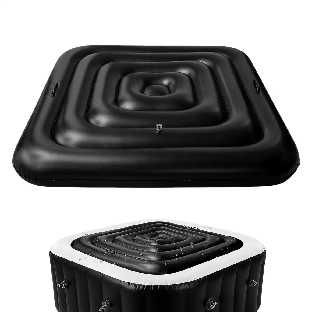 Inflatable Tub Cover Energy-Saving Lightweight Thermal Portable Lid Square Hot Tub Thermal Cover for Bathroom Bathtub Water Oasis Select
