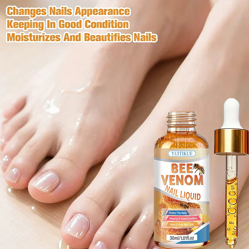 Bee Venom Nail Treatment Liquid – Collagen & Hyaluronic 30ml