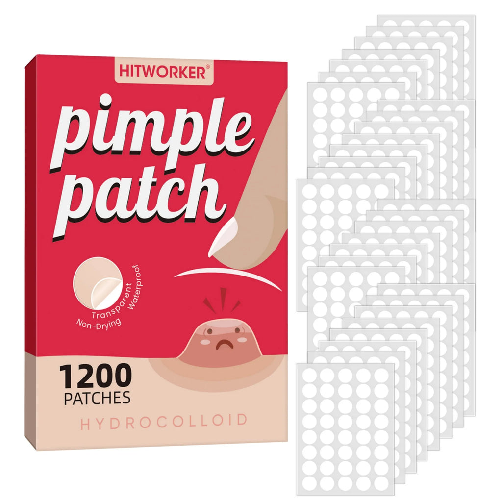 1200pcs/set of round hydrogel patch for acne coverage, which can effectively absorb acne secretion and mildly clean pores Oasis Select 1200pcs