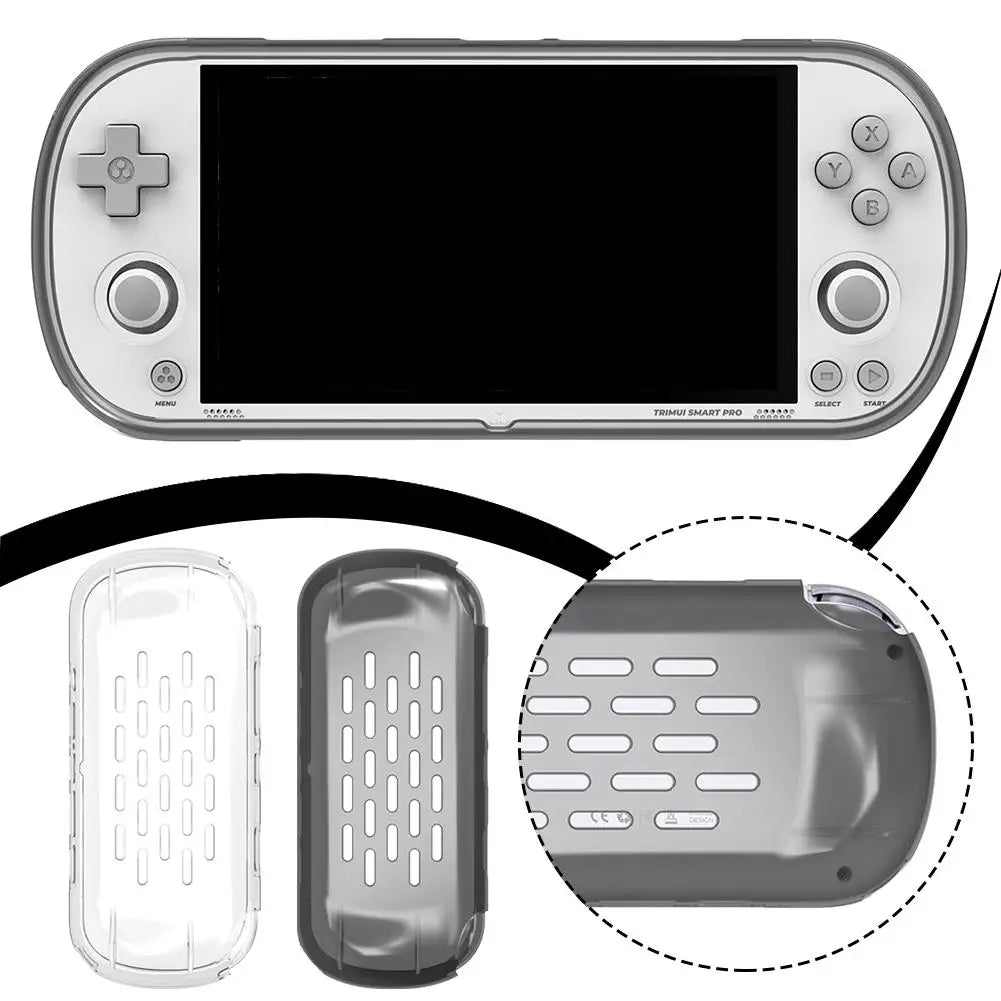 TRIMUI SMART PRO Transparent TPU Protective Case Cover Gaming Console Case Oasis Select