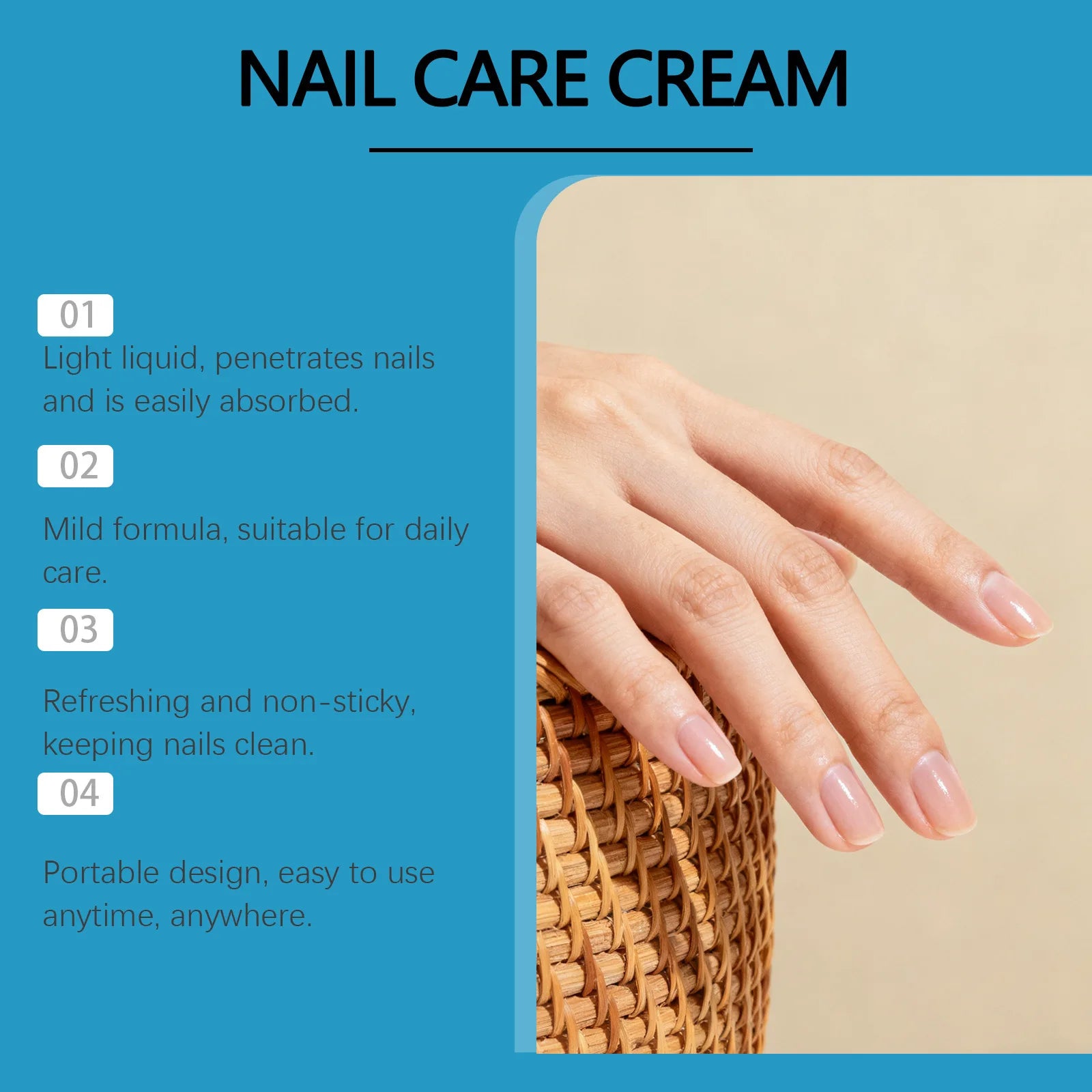 Herbal Nail Repair Cream – Strengthen & Nourish Nails 60g Nail Treatment Cream Oasis Select