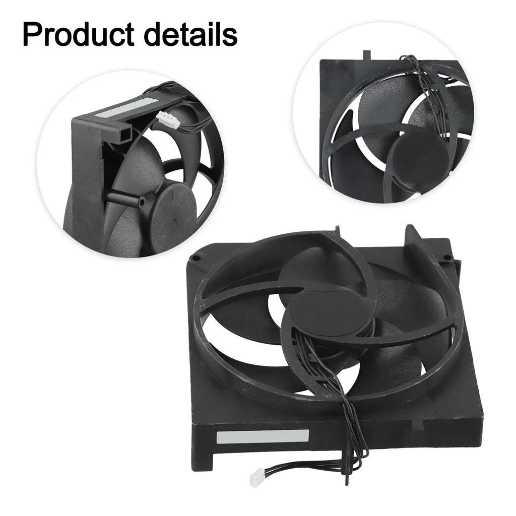Black Intercooler Fan Enhanced Cooling Performance Fan Accessory CPU Cooling Fan Compact Size For XBOX Series S Oasis Select