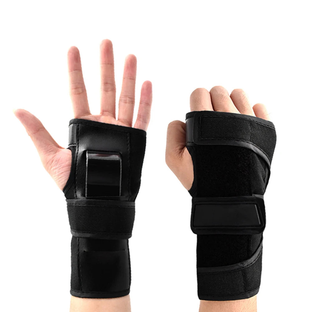 Wrist Guard Gloves with Palm Pads for Skiing & Skating