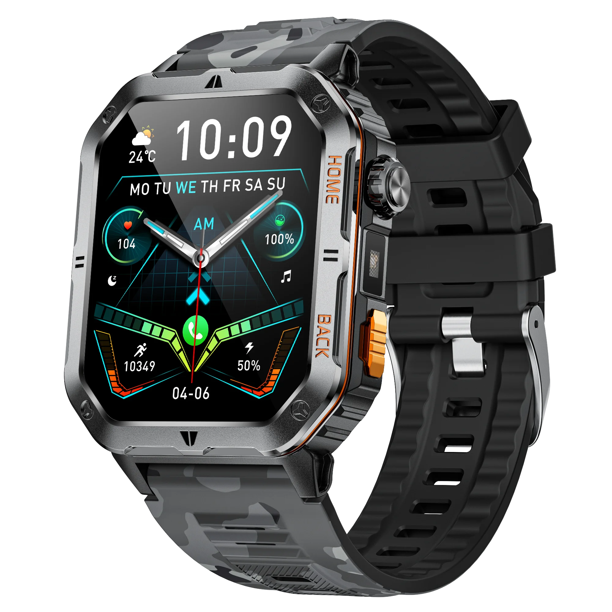 MINGCC Smart Watch 2.01" IPS, Wireless Call, 20-Day Battery