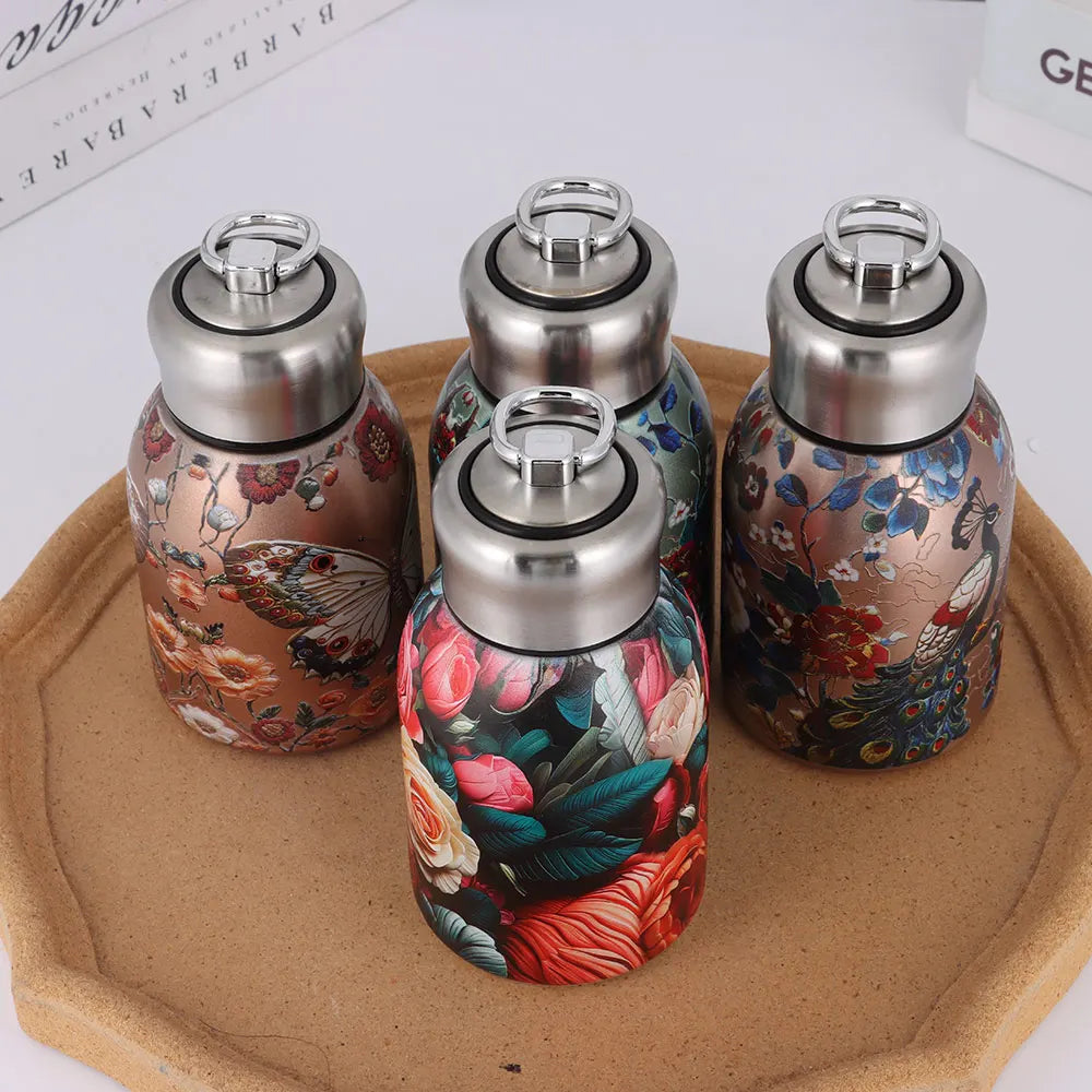 Portable 304 Stainless Steel Insulated Cup 300ml Mini Coffee Mug Double Wall Leak-Proof Water Bottle Travel Oasis Select