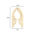 Folding Clothes Hanger with Non-Slip Clips | Space-Saving
