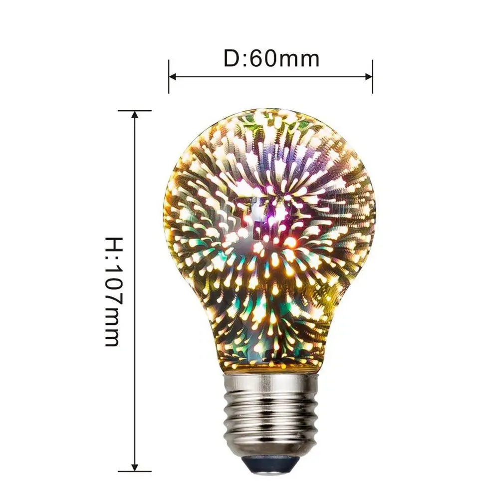 Vintage Heart Glass LED Atmosphere Bulb | Bar & Home Décor Decorative LED Bulb Oasis Select A