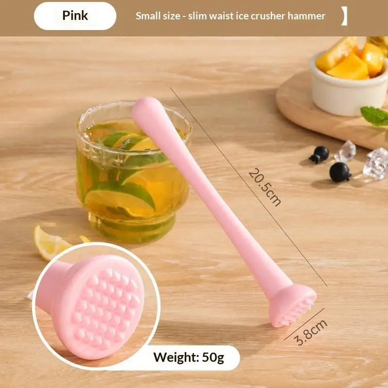 1 Pcs PP Cocktail Muddler with Grooved Nylon Tip, Bar Tool for Mashing Mixing Homemade Drinks Mojito Oasis Select 7