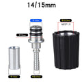 High Pressure Washer Hose Insert Fittings D14 D15mm Ring Nut M22 Car Washer Water Cleaning Hose Pipe Fitting Twist Connector Oasis Select 3