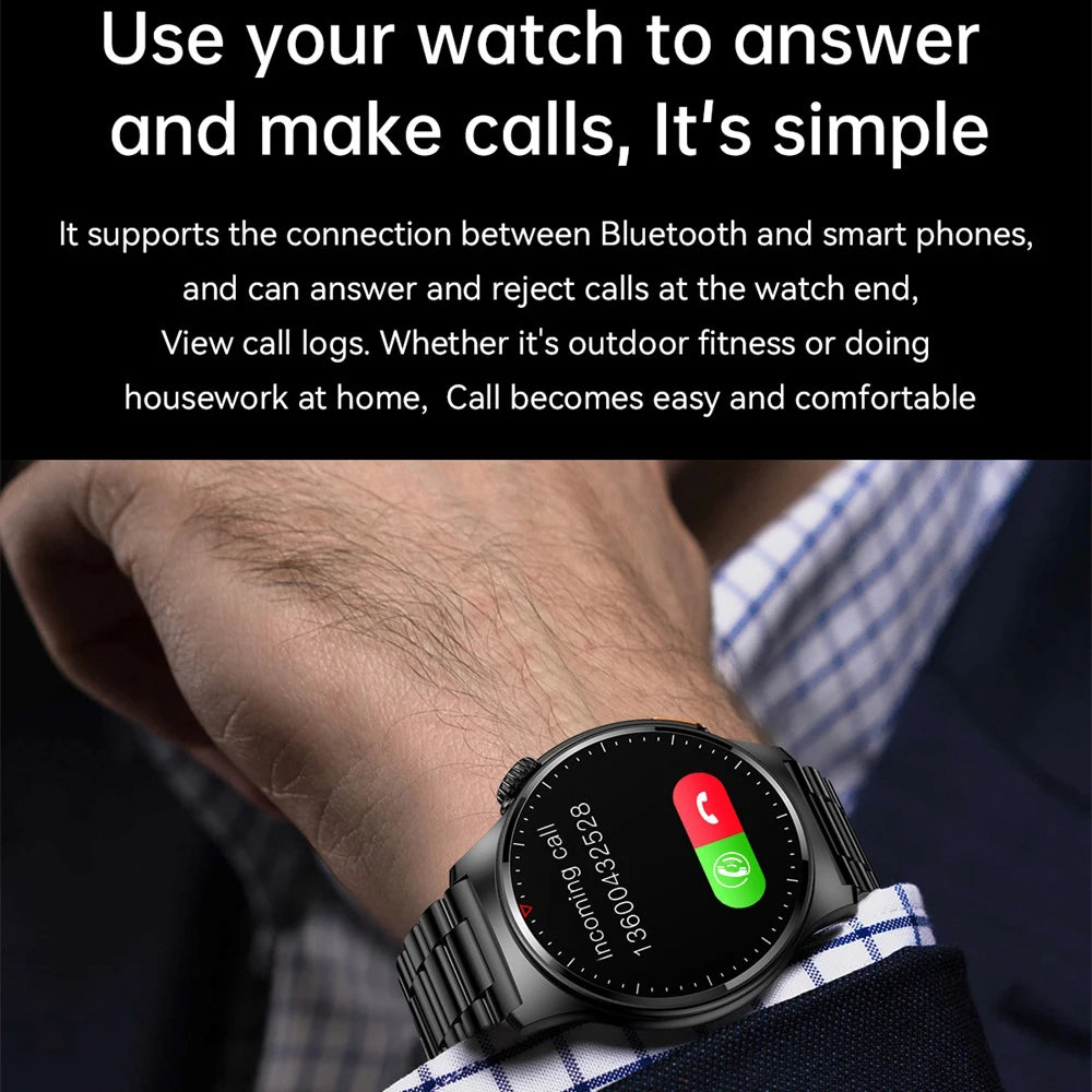 New Smartwatch Men Women 1.39" Blue Tooth Call Sports Tracker Smart Watch GPS Heart Rate Game Waterproof NFC Voice Assistant Oasis Select
