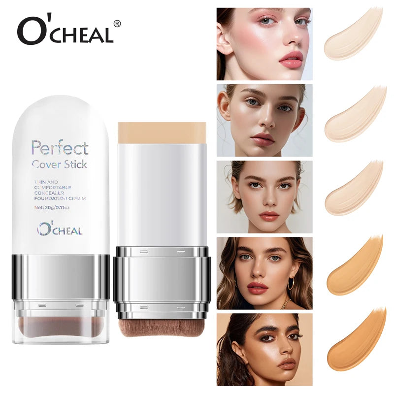 O'CHEAL Perfect Cover Stick – Waterproof Concealer Foundation Concealer Foundation Stick Oasis Select