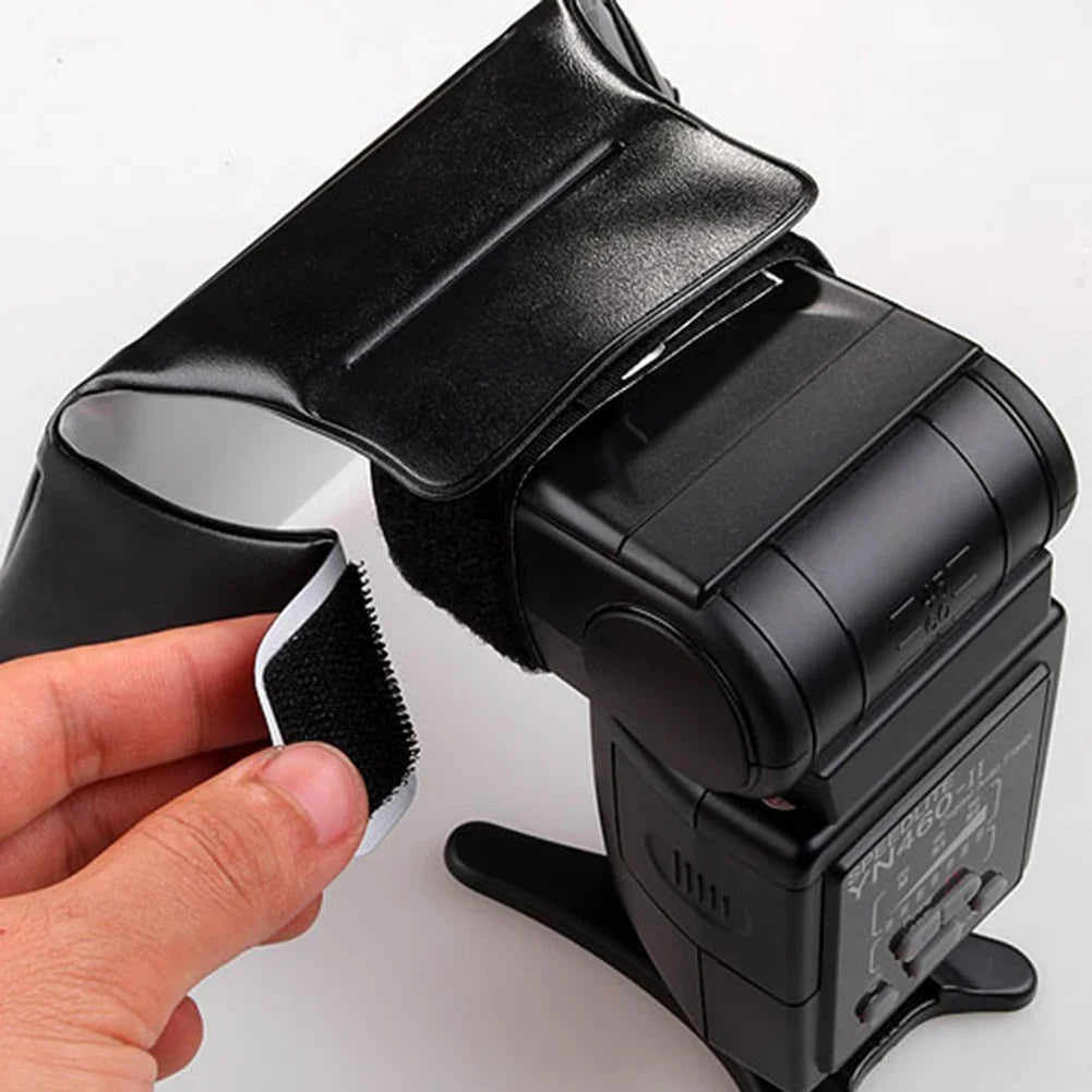 Create Artistic Photos with Premium 2in1 Photo Flash Light Diffuser Kit Soft and Natural Lighting Portable Design Oasis Select