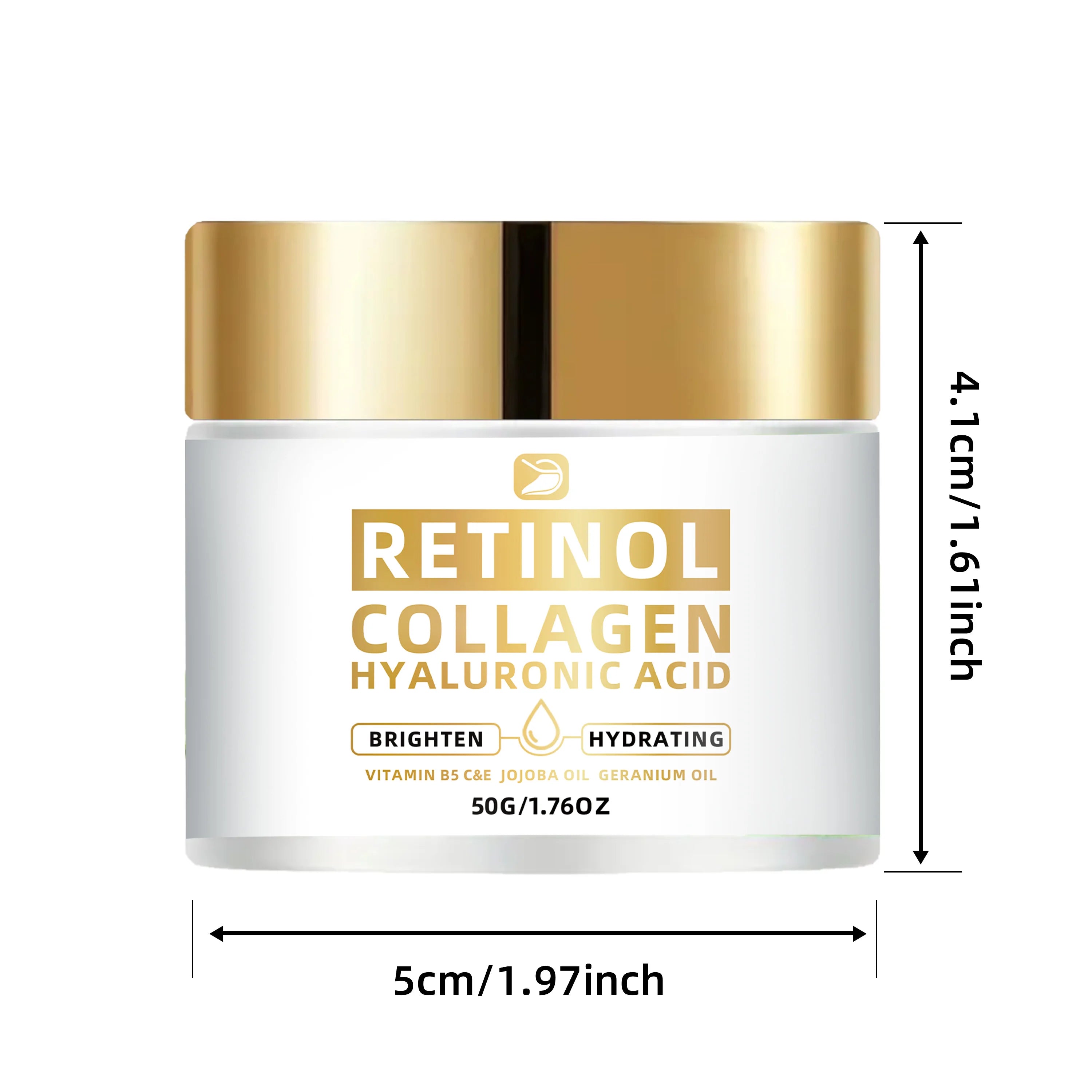 Ottilavie Retinol Collagen Hyaluronic Acid Cream 1.76oz Face & Body Cream Oasis Select