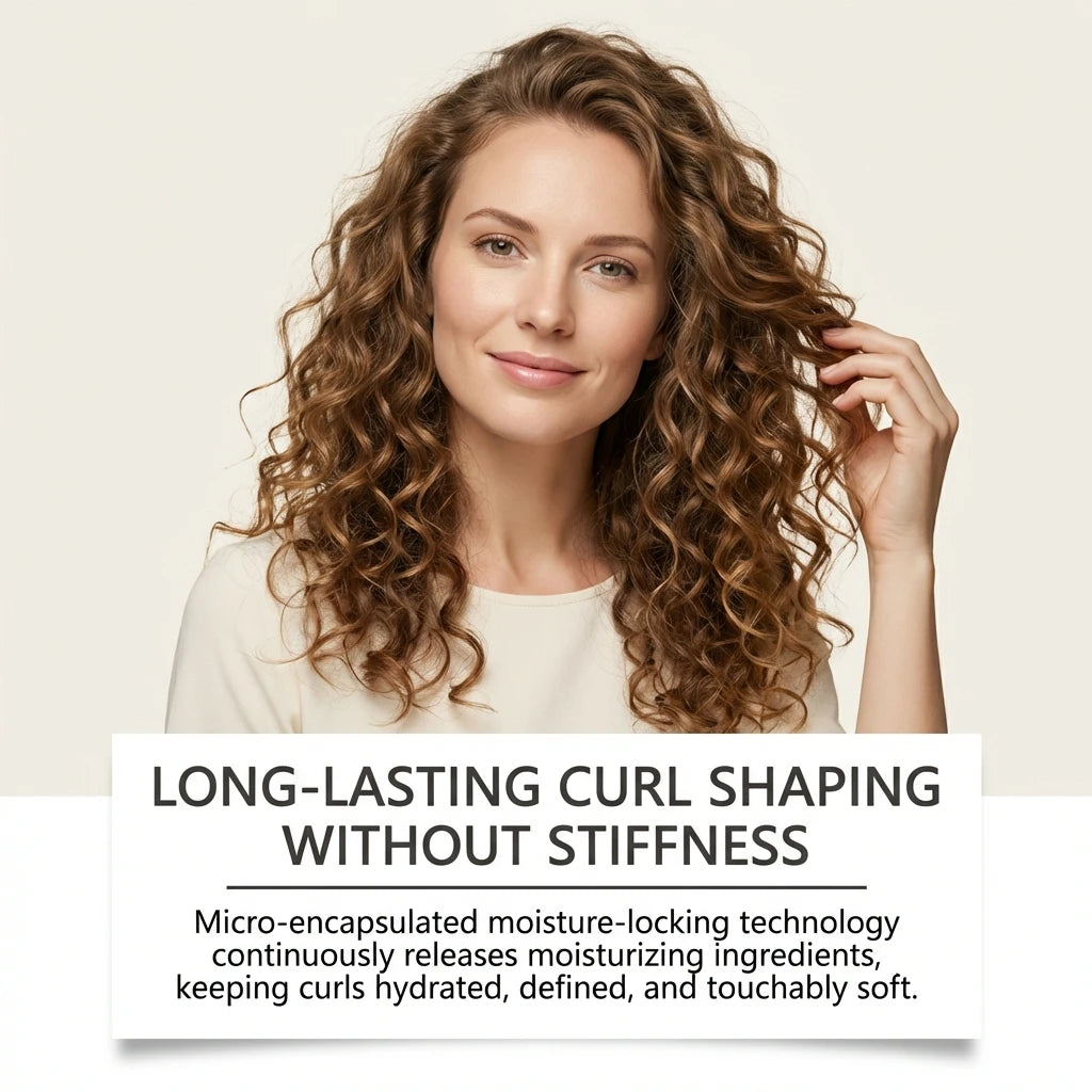 1 Curl Hair Styling Cream Gel Boost Bouncy Curls Nourish Moisturizing Oasis Select