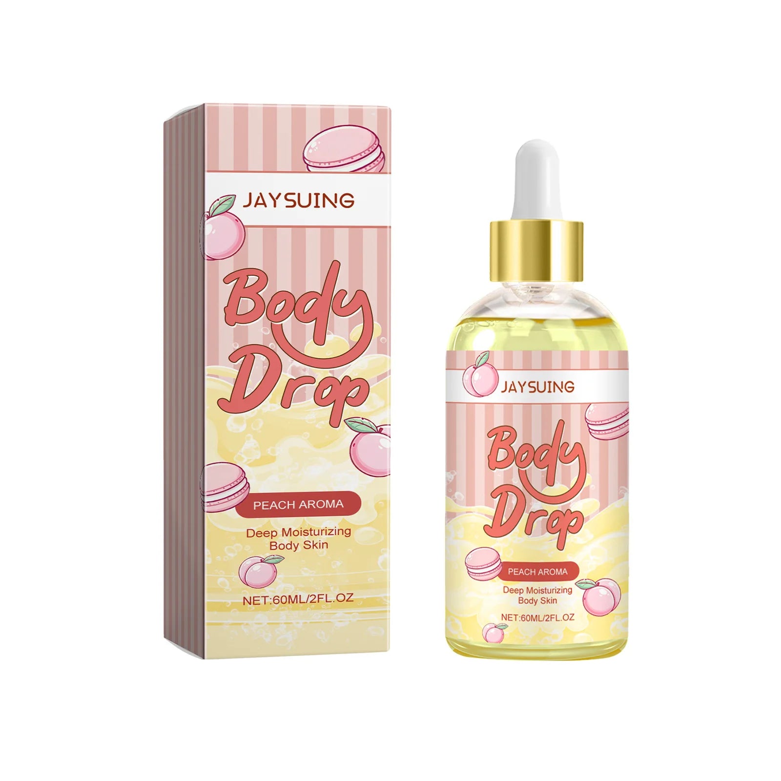 Coconut Body Fresh Fragrance Oil Long-Lasting Hydration Peach Flavor Massage Skin Improve Drying Strawberry Moisturizing Oils Oasis Select 60ml Peach