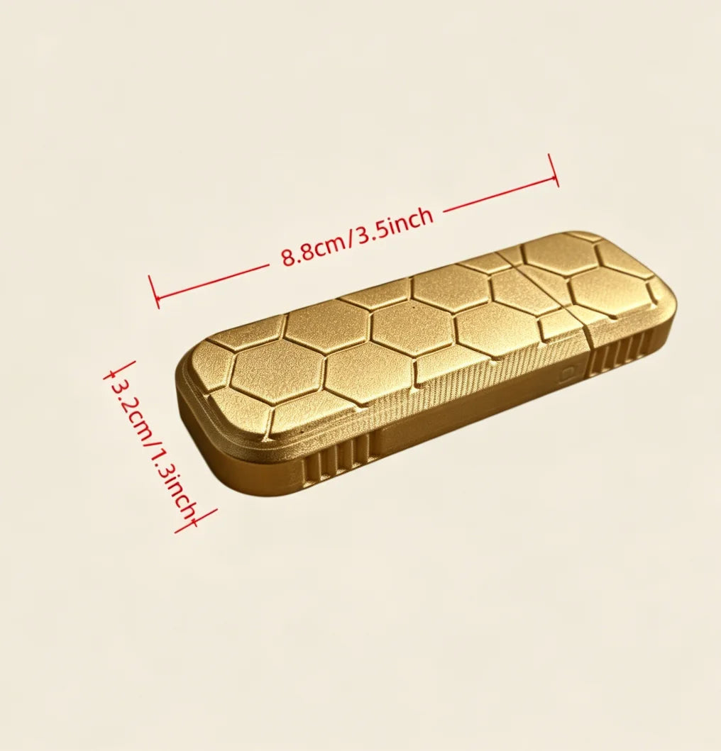 Pocket Friendly Slide Open Storage Cases Texture Portable Pill Container for Outdoor Travel Daily Carry for Earplug Pill Gadgets Oasis Select box 3