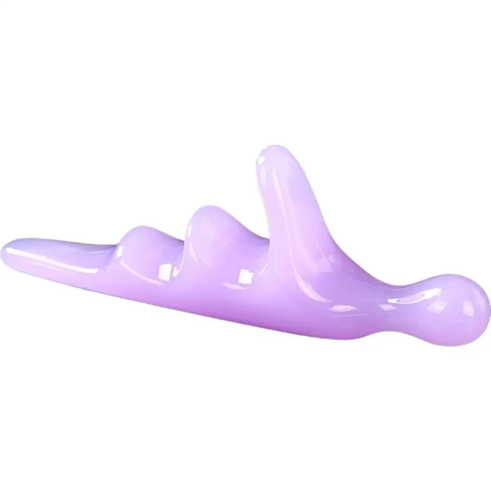 Manual Trigger Point Massage Tool – Deep Tissue Thumb Saver Massage Wand Tool Oasis Select purple