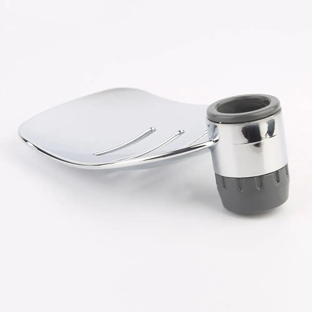 22/24/25MM Leaf Shape Tray for Shower Rods and Lift Rods Shower Soap Dish Holder Modern Chrome Adjustable Bathroom Tool Oasis Select