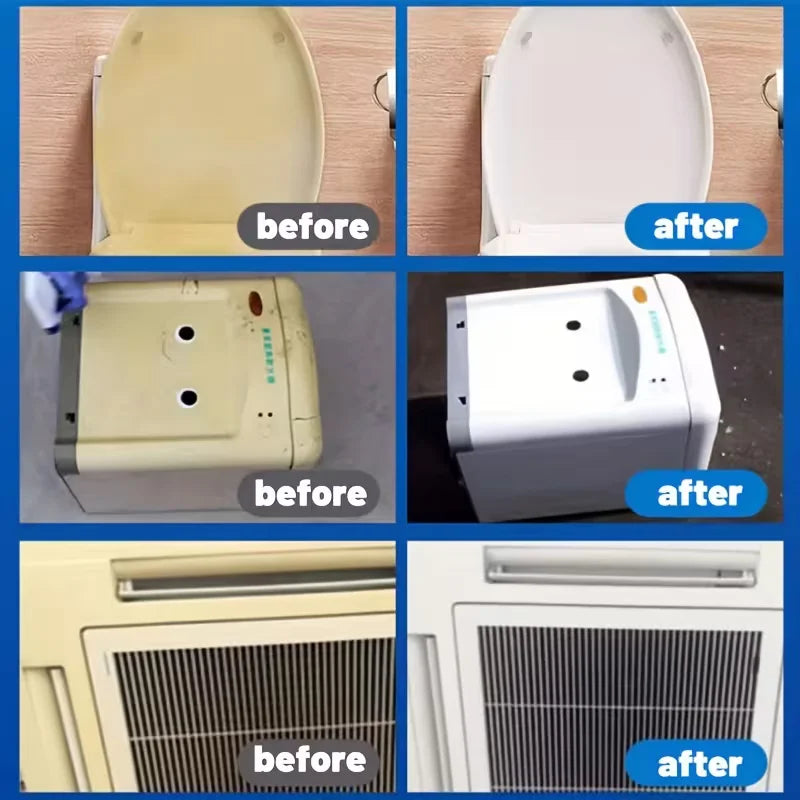 Plastic Yellowing & Stain Removal Spray | Air Conditioner Cleaner