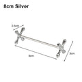 Durable Plum Shape Chopstick Holder Stainless Steel Metal Tableware Stand Fork Storage Holder Art Craft Table Decoration Oasis Select 8cm Silver