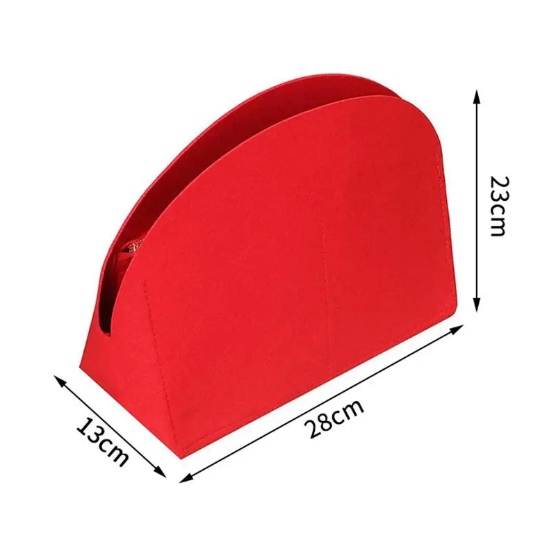 Felt Felt Insert Bag Bag Support Organization Internal Bag Storage Portable Purse Liner For For Handbags Oasis Select M Red