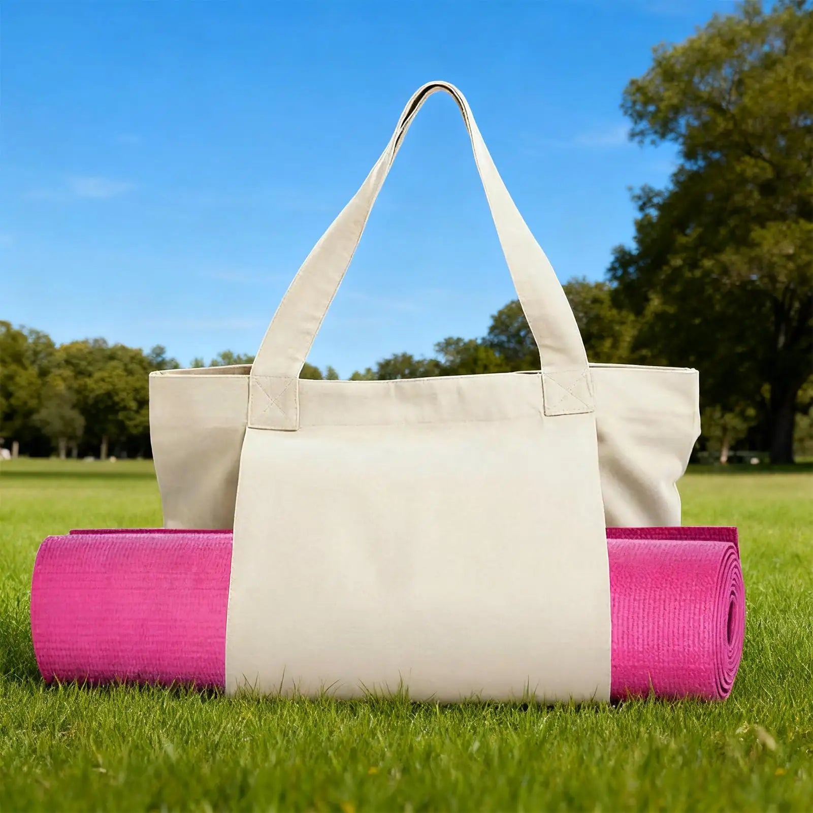 Yoga Mat Carrier Adjustable Shoulder Strap Tote Yoga Mat Carrying Bag For Exercise Workout Pilates Home Travel Fitness Dance Oasis Select