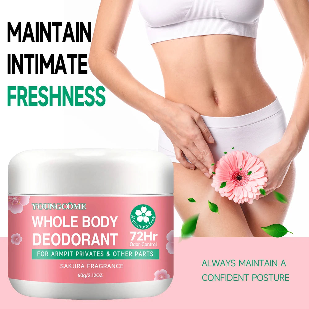 Natural Whole Body Deodorant for Men & Women - 72H Long Lasting Odor Protection, Aluminum-Free, Moisturizing & Gentle for Sensit Oasis Select