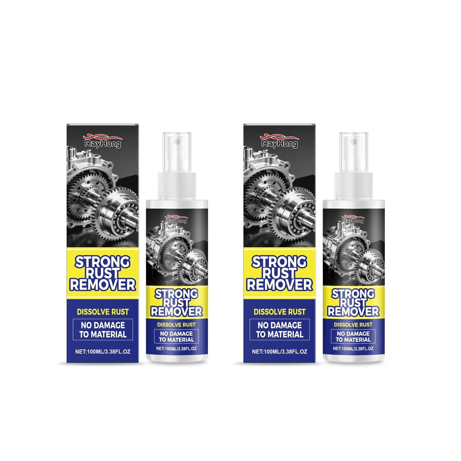 Automobile Rust Removal Spray Brake Maintenance Cleansing Metal Chrome Paint Surface Inhibitor Lubricant Truck Derusting Spray Oasis Select 200ml boxed