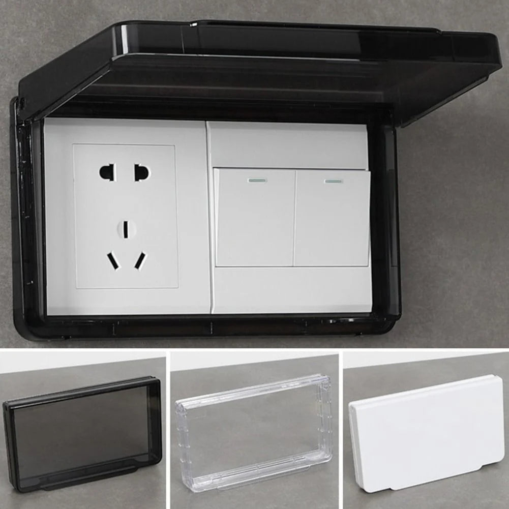 86 Type Waterproof Wall Socket Cover – Dustproof Outlet Box Waterproof Outlet Cover Oasis Select