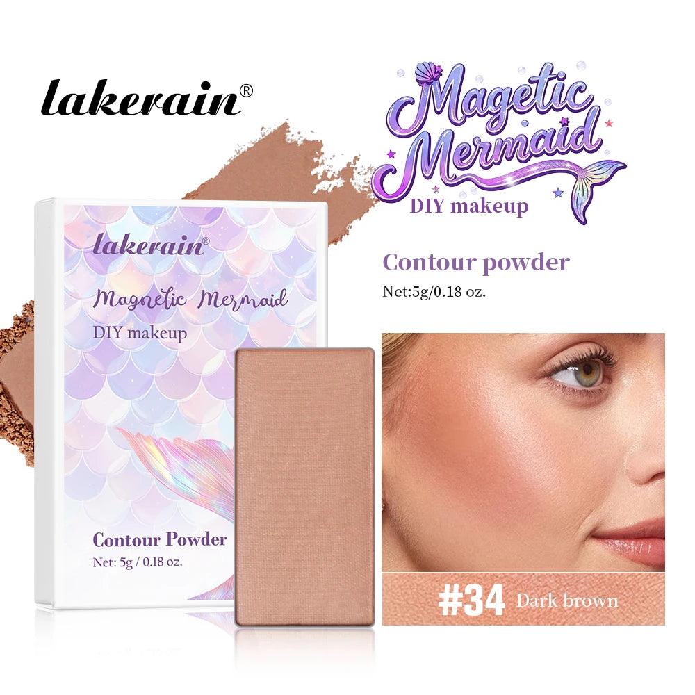 Lakerain Eyeshadow Palette Refill Waterproof Long-Lasting Multifunctional Magnetic Bottom Makeup Palette Refills DIY Makeup Oasis Select 34