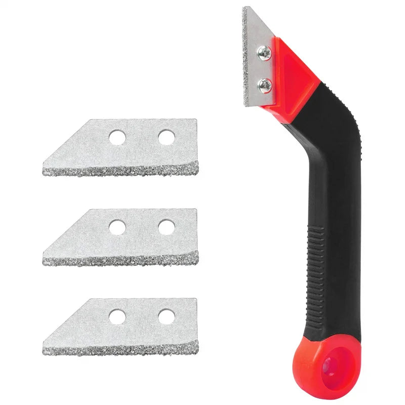 JUSTINLAU 1 Set of Ceramic Tile Joint Cement Slurry Cleaner Wall and Floor Tile Joint Cleaner Scraper Manual Cleaning Tool Oasis Select 1set