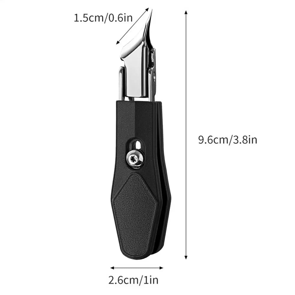 Curved Nail Clippers Diagonal Nail Clipper Precision Cutter Remover Trimmer Grooming Tool for Seniors Professional Travel Home Oasis Select Silver