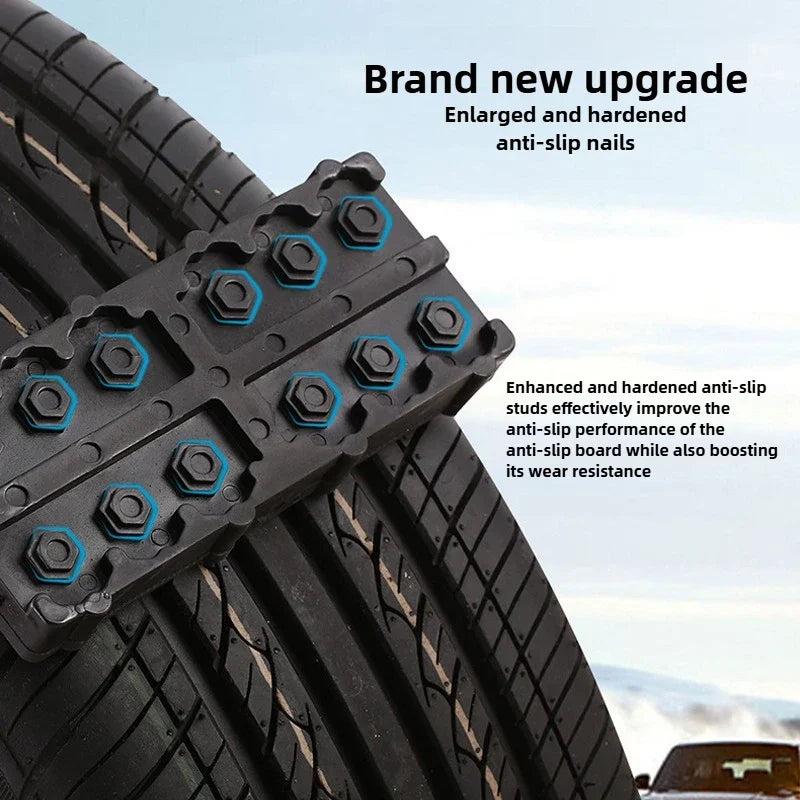 Anti Skid Tire Chains Car Snow Chains Straps Emergency for Snow Sand Mud Ice Traction Blocks Rescue Tool for Truck Oasis Select